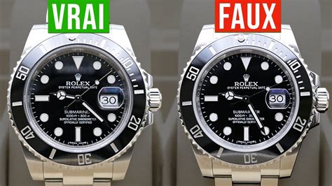 montre rolex vraie ou fausse.